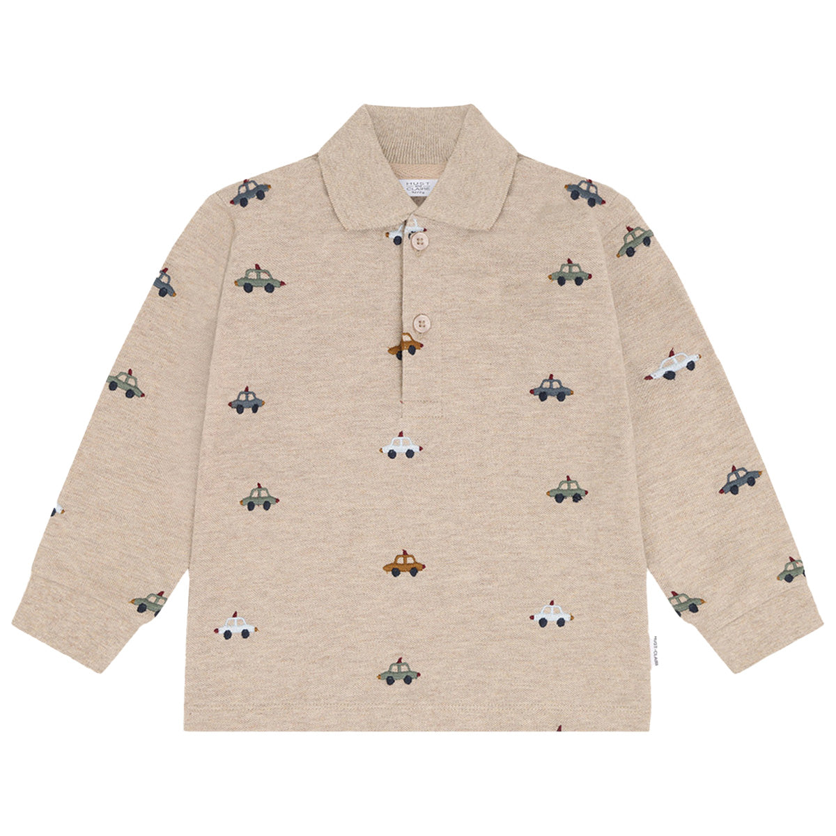 Hust & Claire - polo Stevie police cars - beige melange