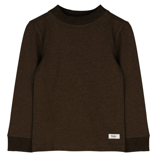 Baje Studio - longsleeve Stoney - brown choco