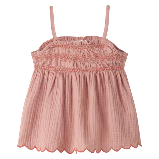 Lil'Atelier - strap top Hiba - rose tan