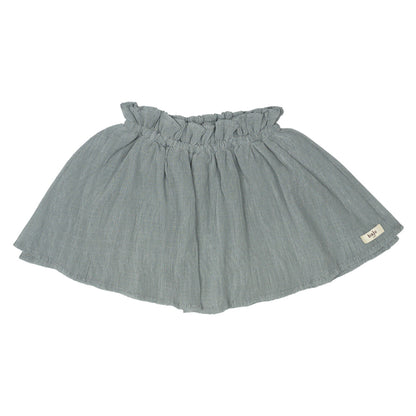 Crincle skirt Strawberry ~ greyish blue