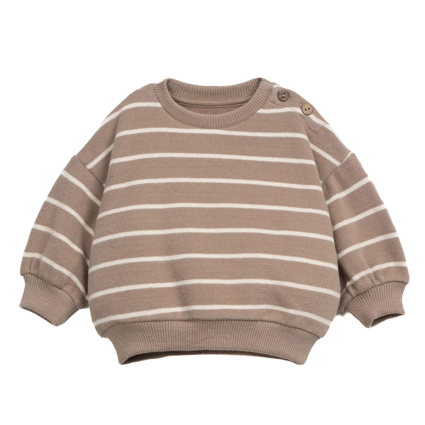 Play Up - sweater with striped pattern - taupe/pencil