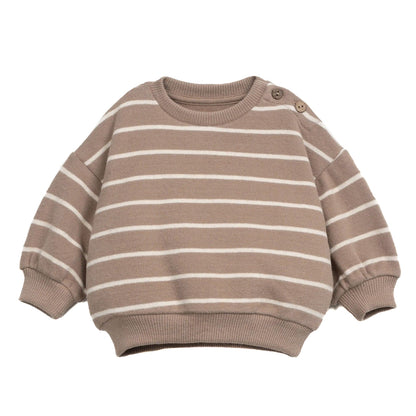 Play Up - sweater with striped pattern - taupe/pencil
