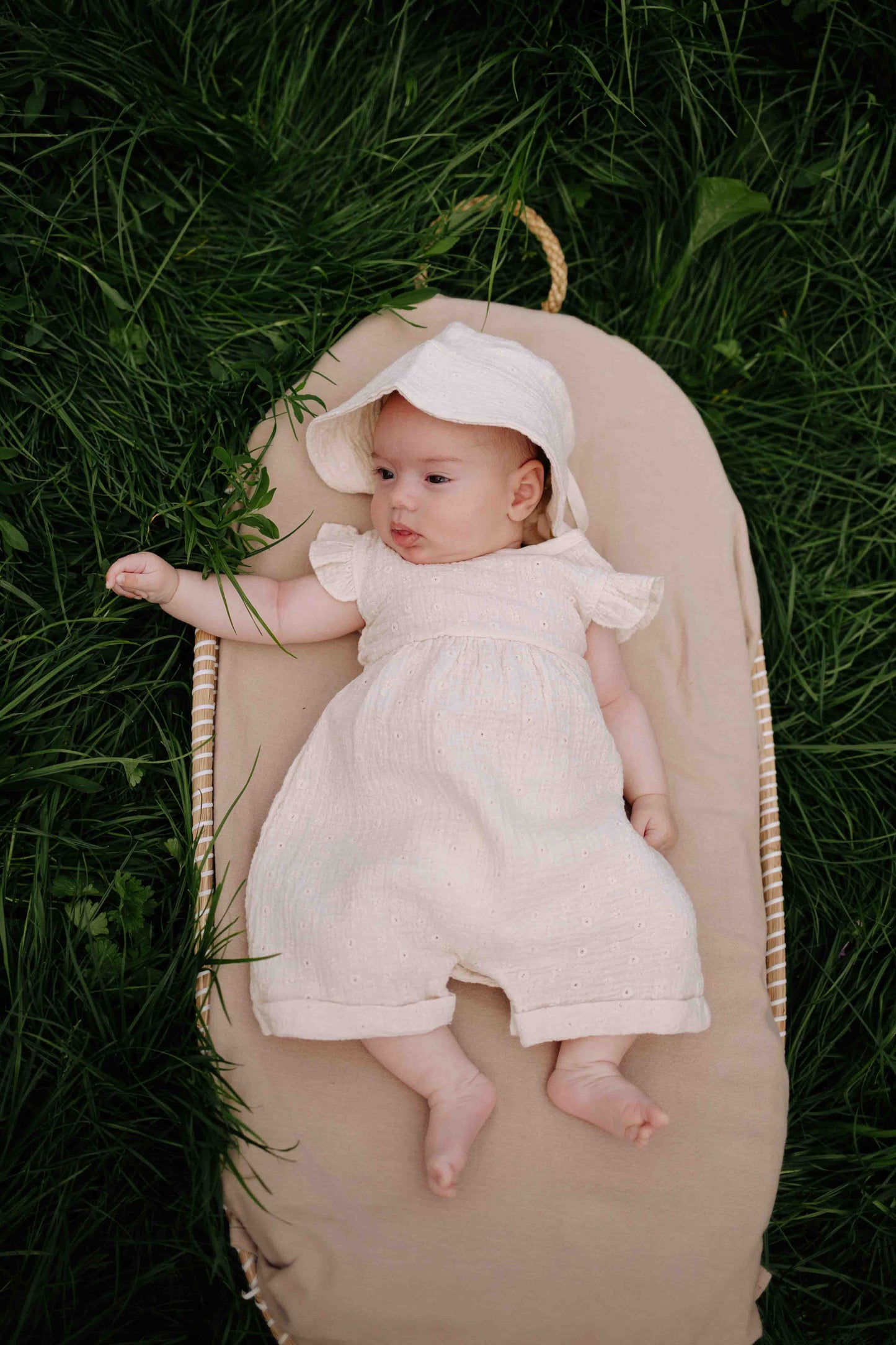 Riffle Amsterdam - woven embroidery suit Ginny - crème