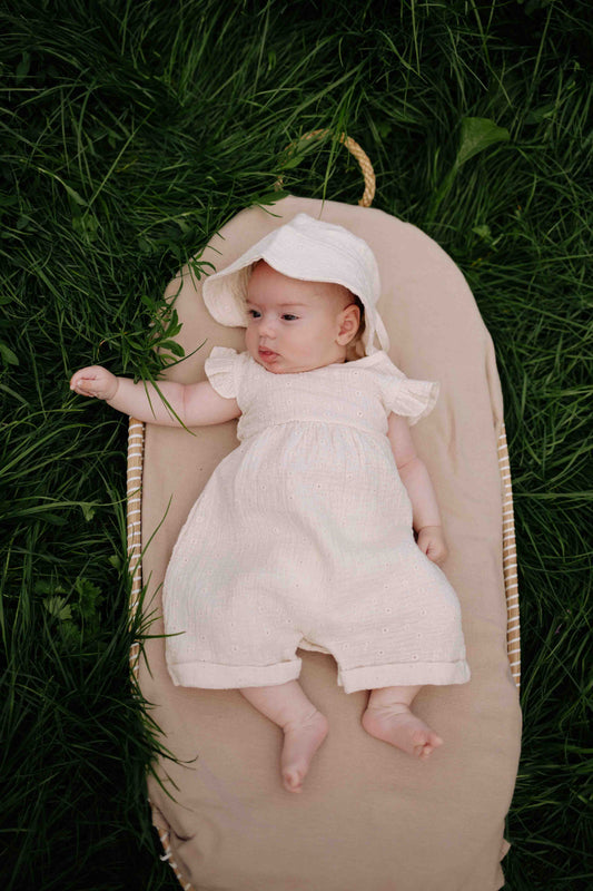 Riffle Amsterdam - woven embroidery suit Ginny - crème