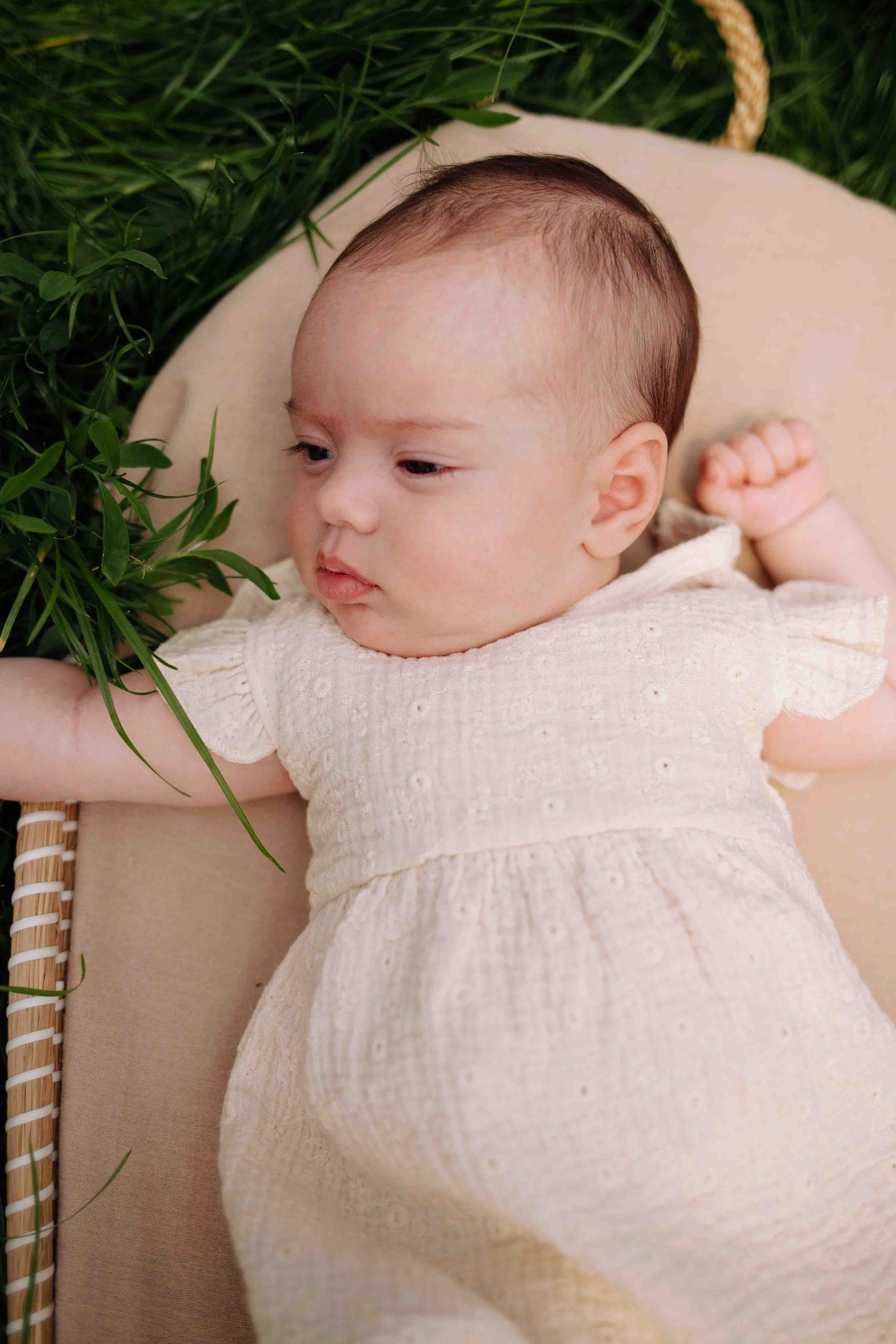 Riffle Amsterdam - woven embroidery suit Ginny - crème