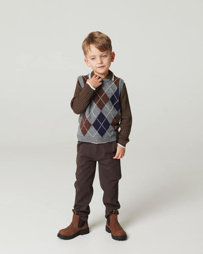 Copenhagen Colors - super stretchy chinos - dark brown