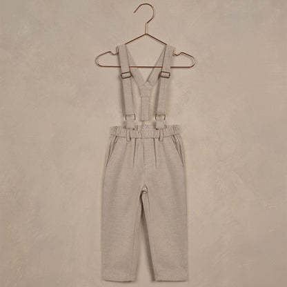 Suspender pants - fog