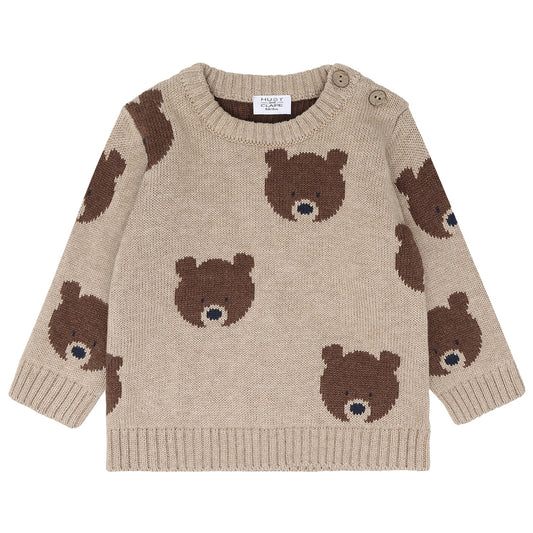 Hust & Claire - sweater Pilou Bear - beige melange