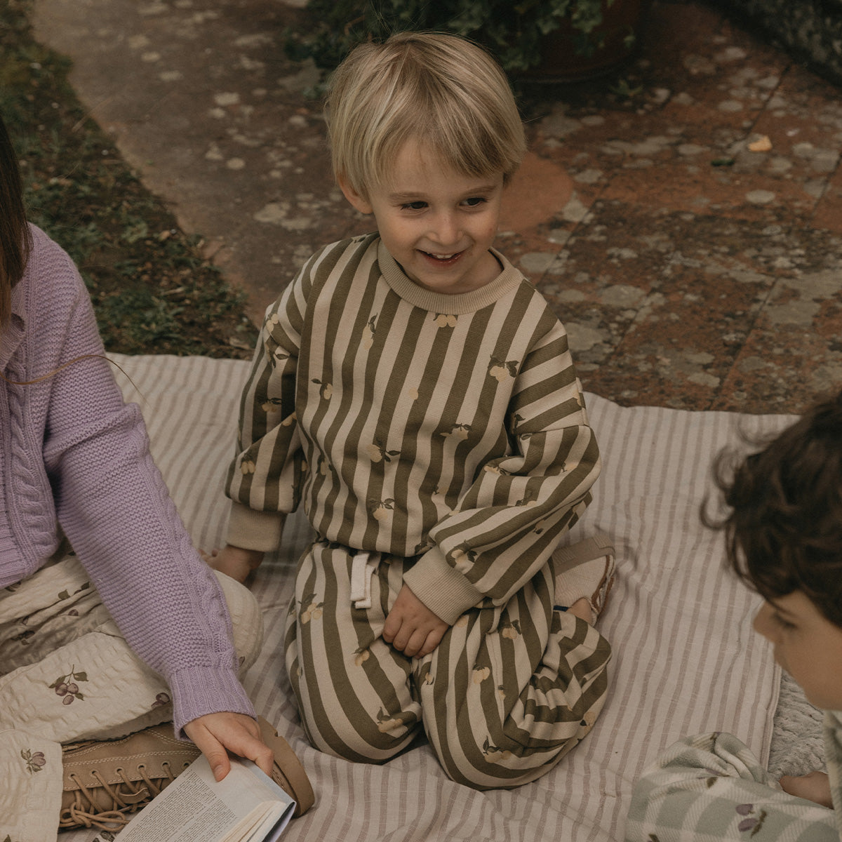 Sweater stripe Prune