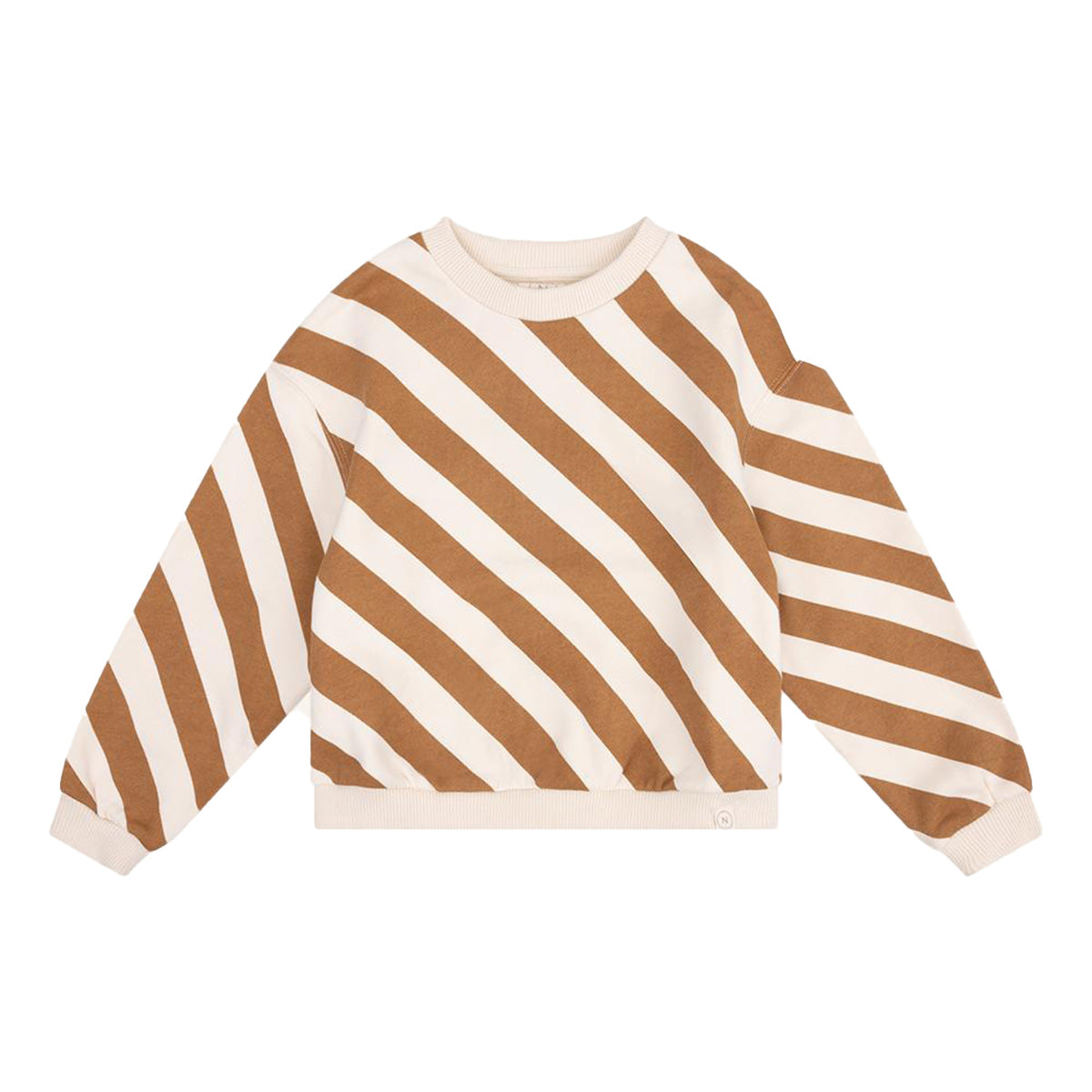 Sweater stripe - biscuit brown