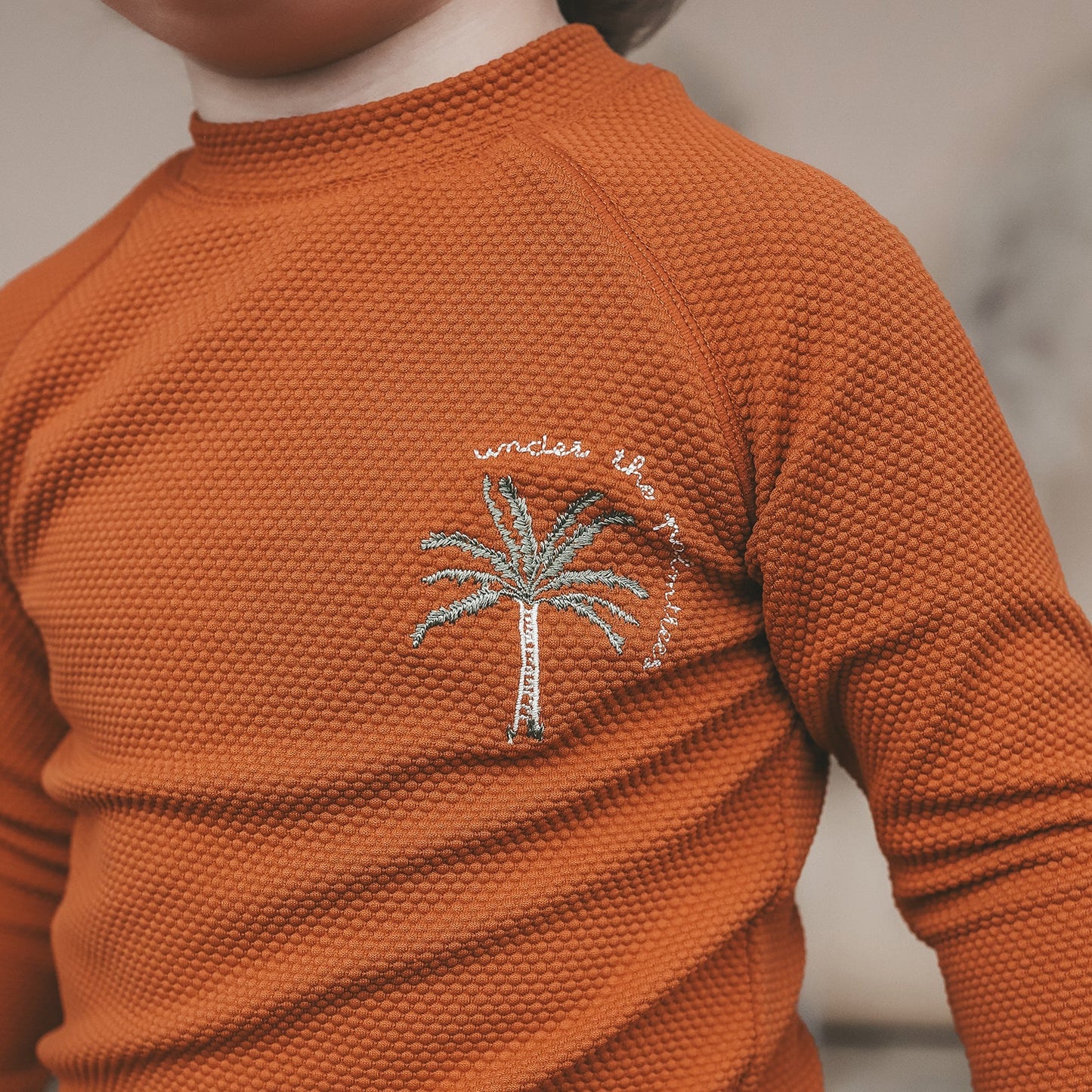Salted Stories - swim longsleeve - bombay brown