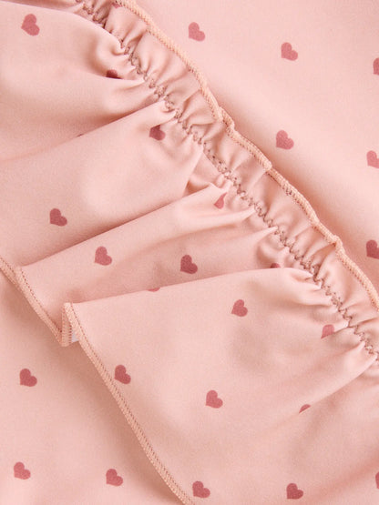 Lil'Atelier - swimsuit baby Helgina - misty rose hearts