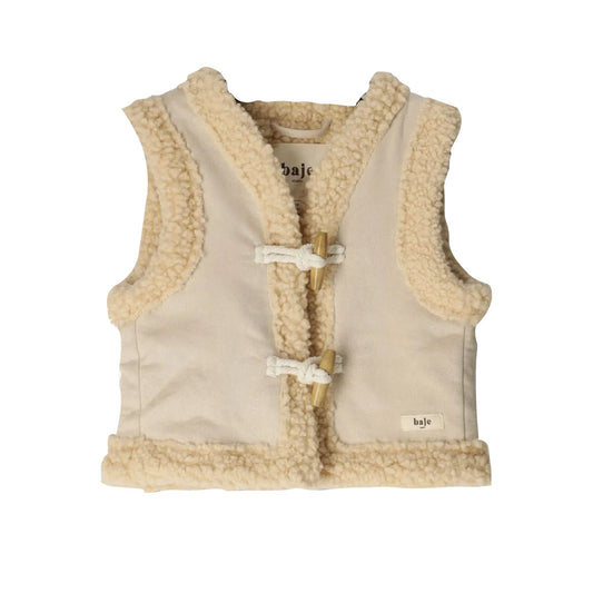 Teddy gilet Syon - crème