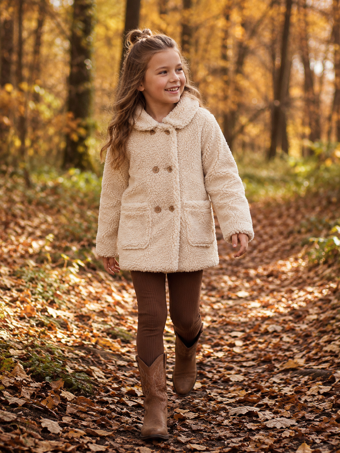 Lil'Atelier - teddy jacket Nalo - turtledove