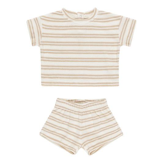 Terry set - oat stripe