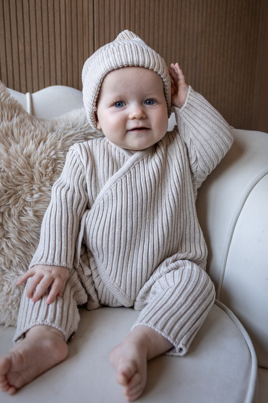 Two You Label - knitted jumpsuit Charley - oat