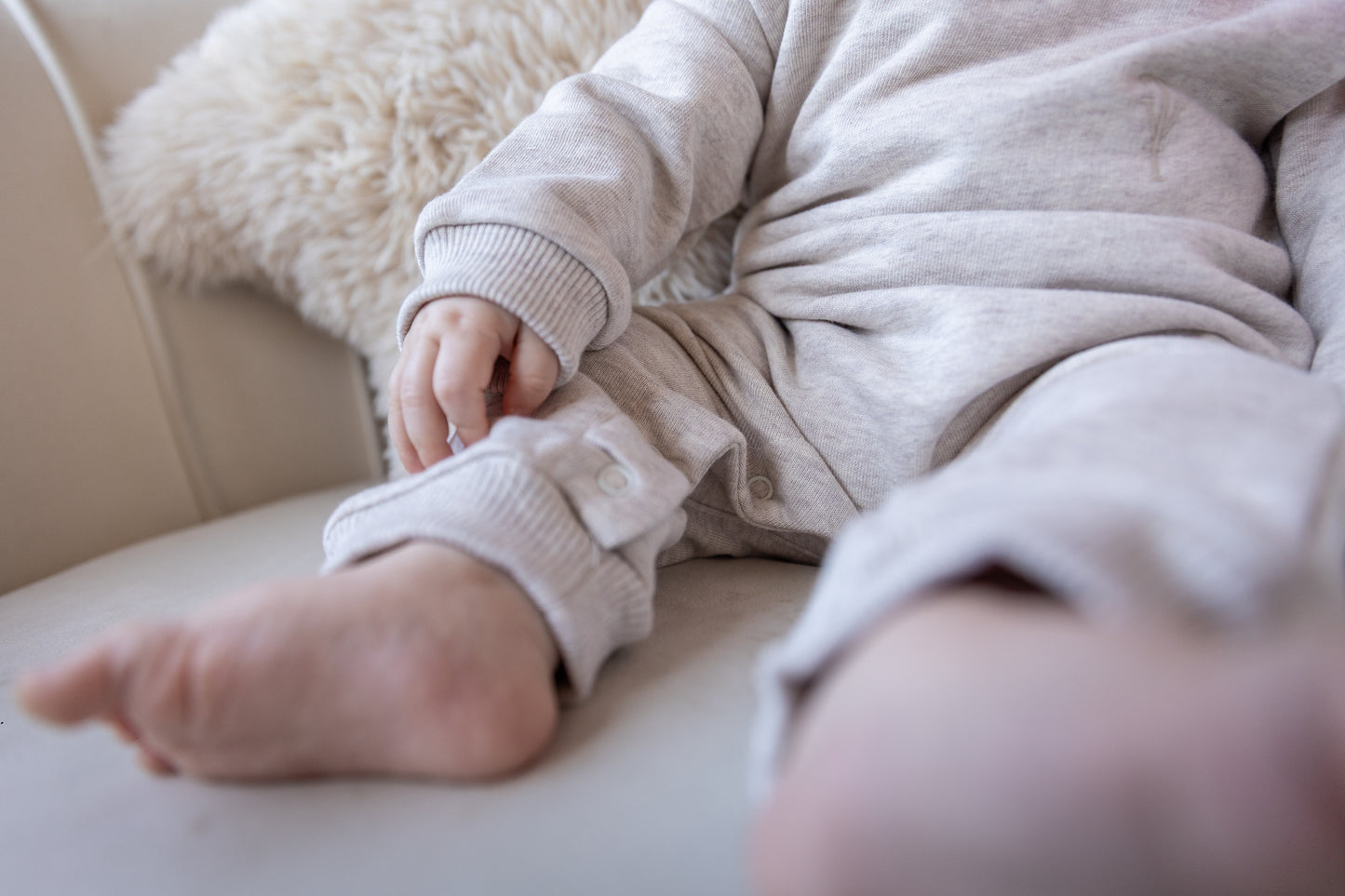 Two You Label - sweat jumpsuit Soho - oat