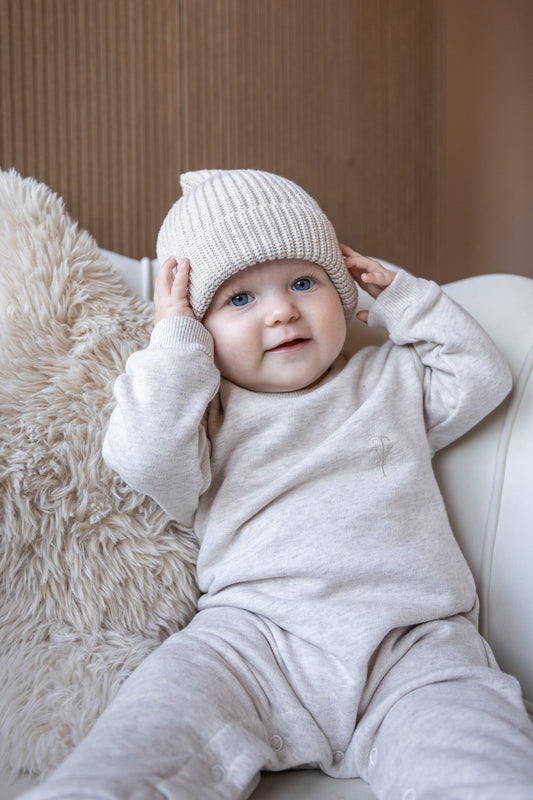 Two You Label - sweat jumpsuit Soho - oat