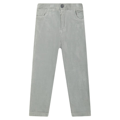 Two You Label - chino Tommy velvet rib - grey