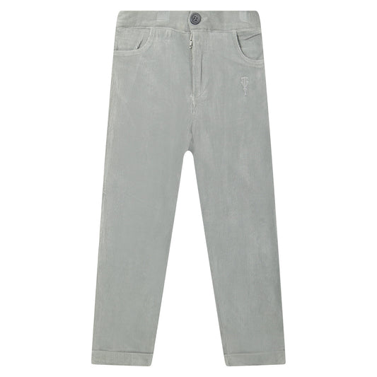 Two You Label - chino Tommy velvet rib - grey