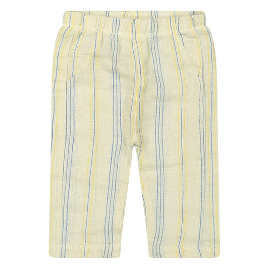 Trousers ~ linen stripe