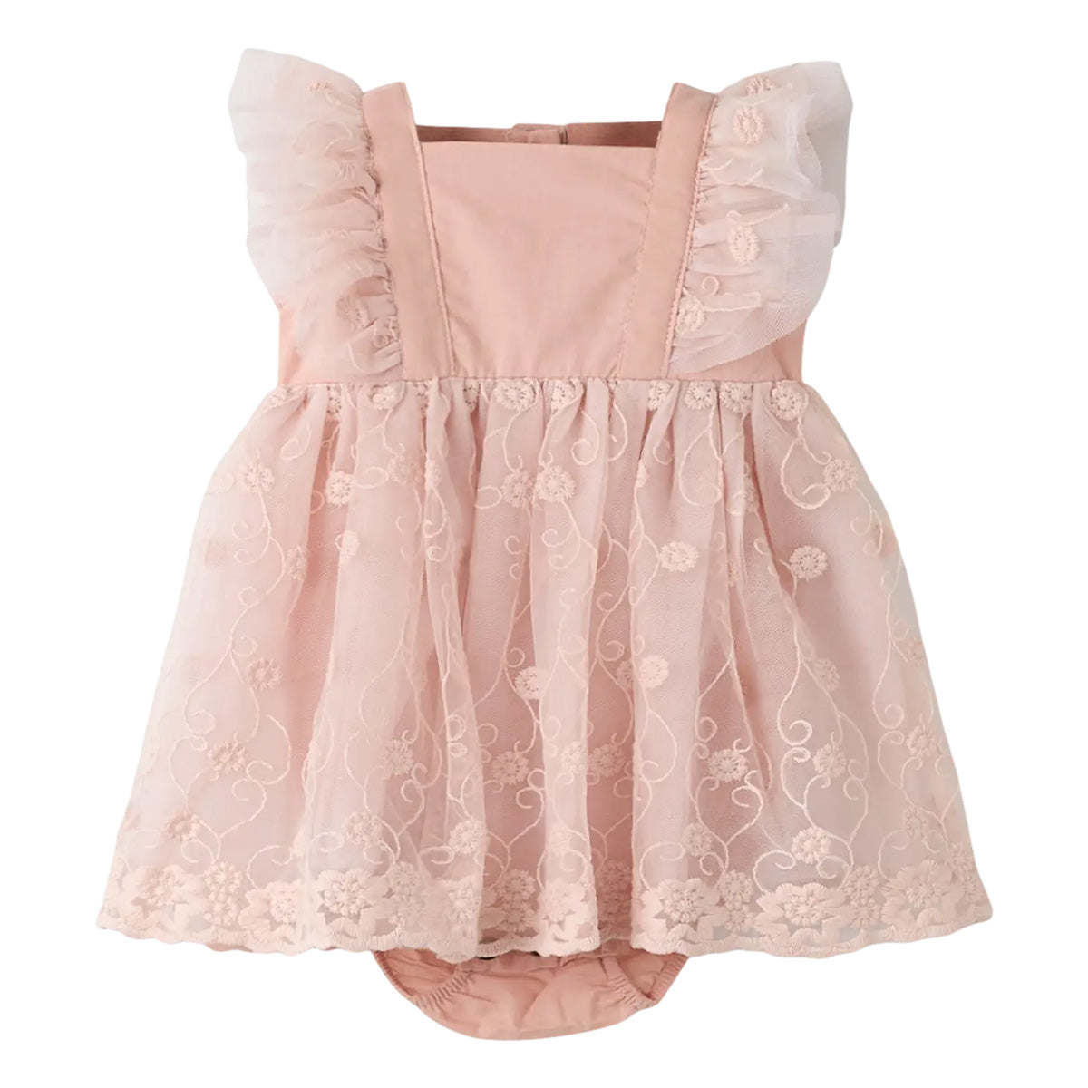 Lil'Atelier - tule body dress - peach whip