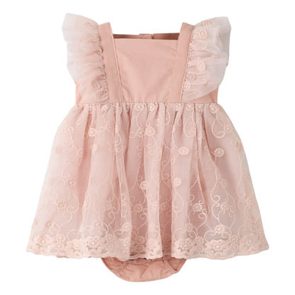 Lil'Atelier - tule body dress - peach whip