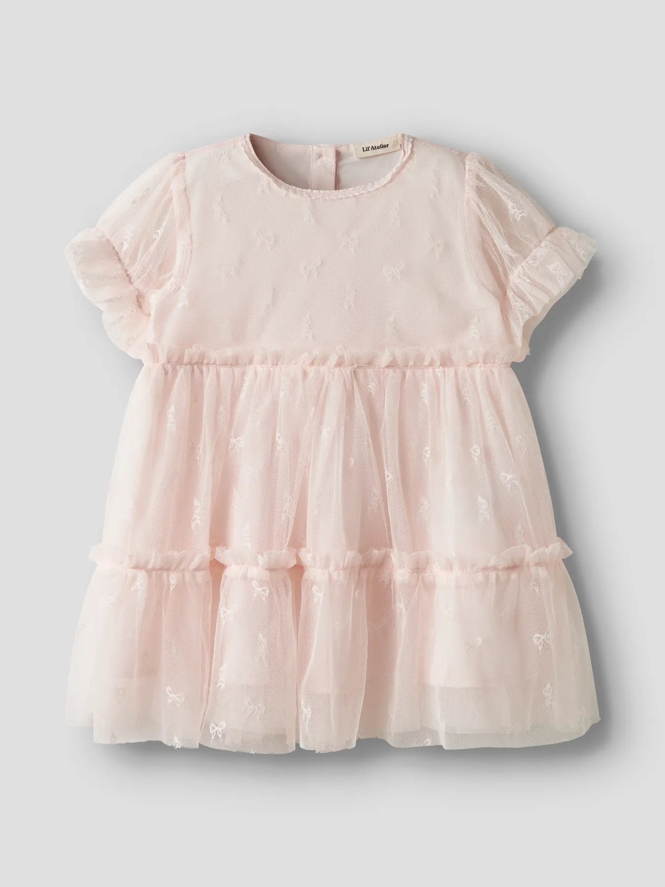 Lil'Atelier - tule bow dress - almost mauve