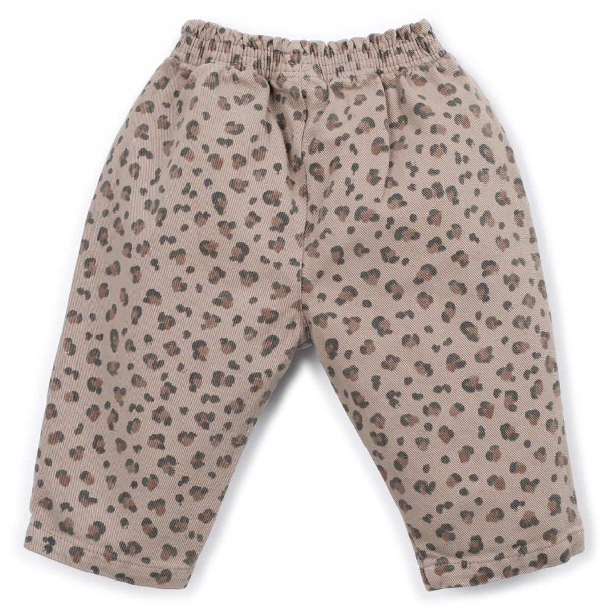 Play Up - printed twill trousers - animal print brown
