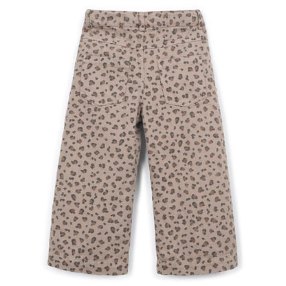 Play Up - twill pants wide fit - animal print