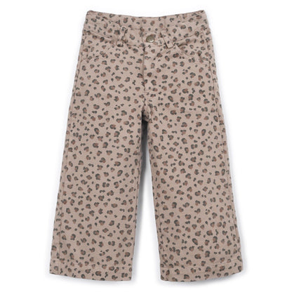 Play Up - twill pants wide fit - animal print