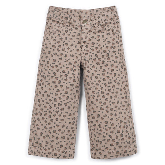 Play Up - twill pants wide fit - animal print