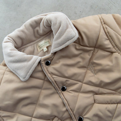 Two You Label - two in one ribbed jacket - oat