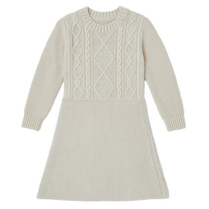 Two You Label - knitted dress Kate - oat