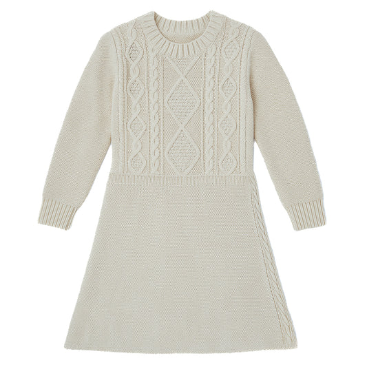 Two You Label - knitted dress Kate - oat