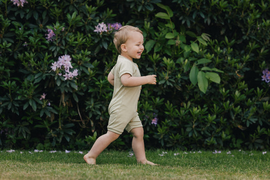 UAUA - jumpsuit short - verde