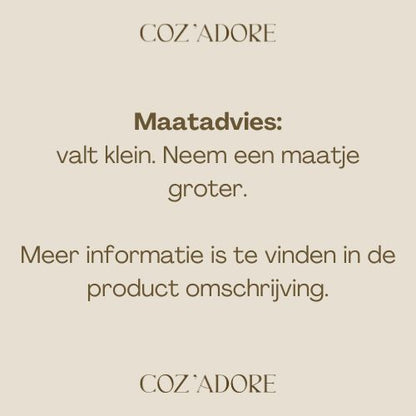 Copenhagen Colors - dun gebreide legging - crème