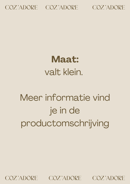 Two You Label - flower dress Mare - brown