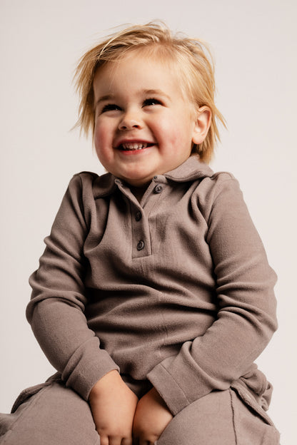 Baje Studio - velvet polo Vaud - grey steel