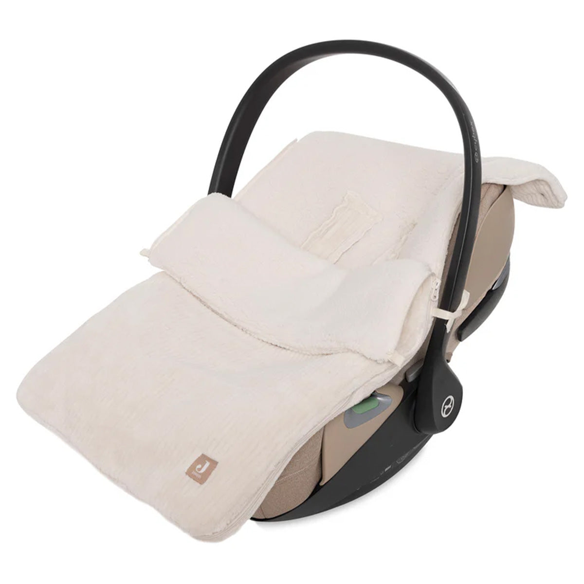 Jollein - voetenzak groep 0+ 3/5 punts gordel Cloudy Rib - Oatmeal