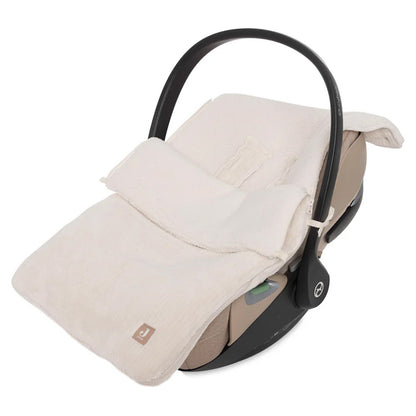 Jollein - voetenzak groep 0+ 3/5 punts gordel Cloudy Rib - Oatmeal