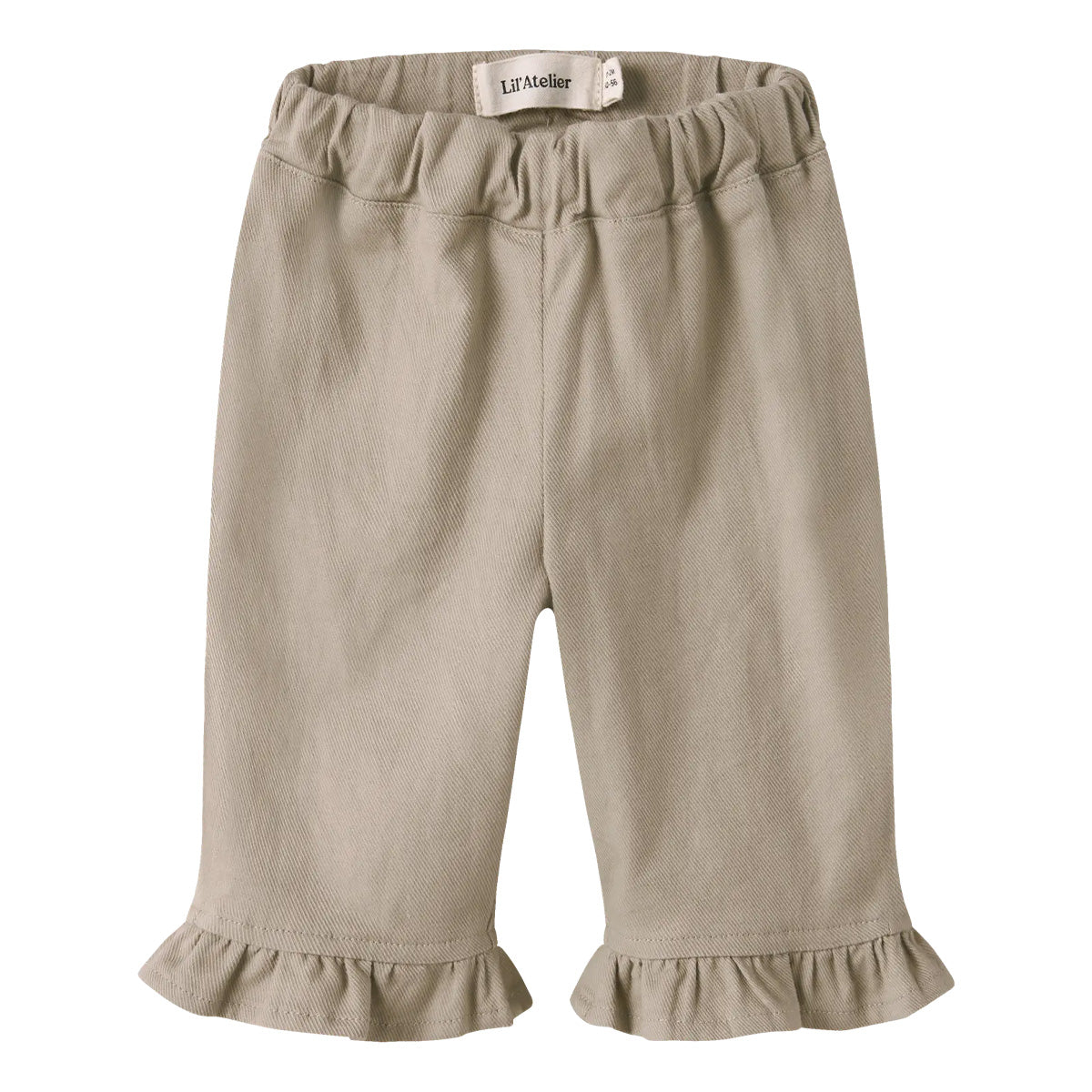 Lil'Atelier - wide leg twill pants baby - oxford tan