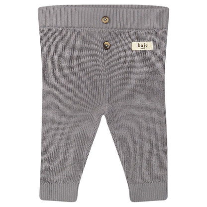 Baje Studio - knitted pants Wil - grey steel