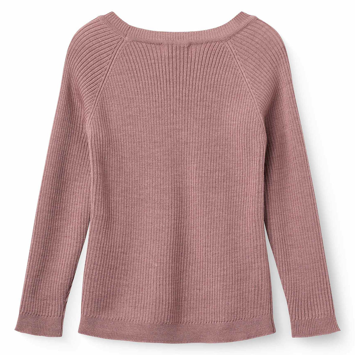 Copenhagen Colors - merino wool rib longsleeve - winter rose