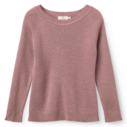 Copenhagen Colors - merino wool rib longsleeve - winter rose