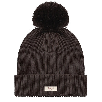 Baje Studio - knitted hat Snow - brown cacao