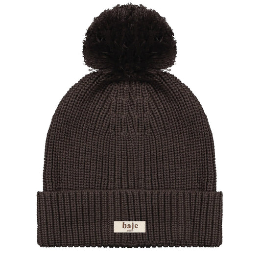 Baje Studio - knitted hat Snow - brown cacao