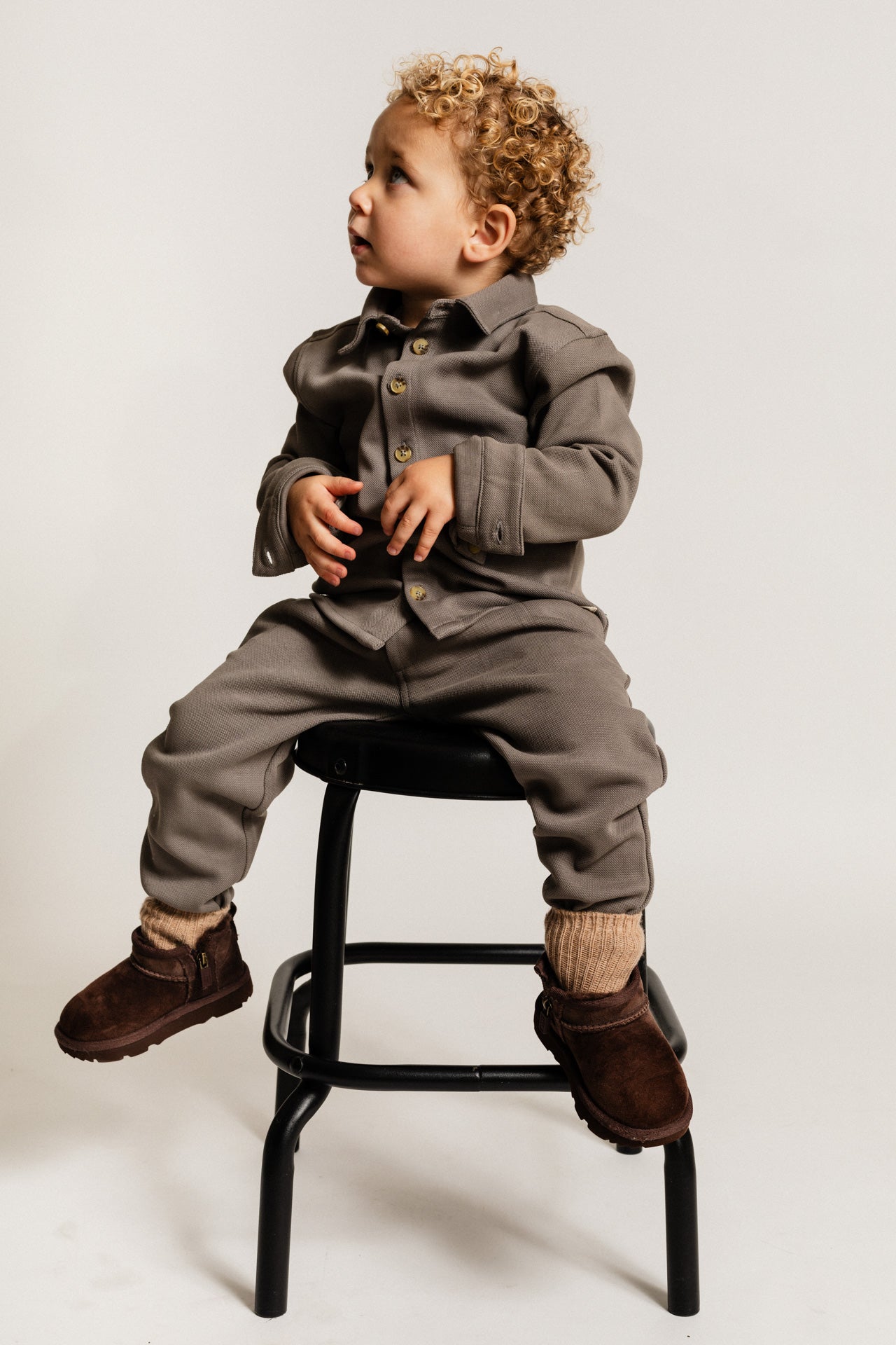 Baje Studio - blouse Wisley - grey steel dark