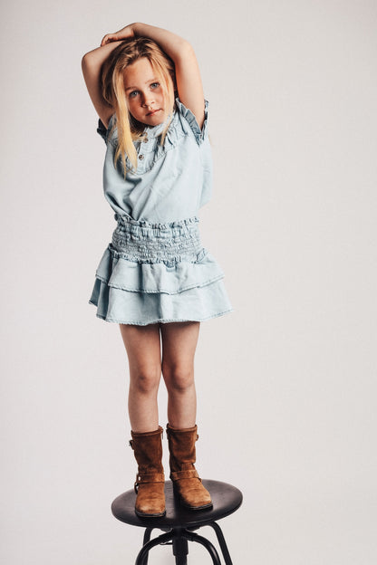 Baje Studio - denim skirt Yille - blue light