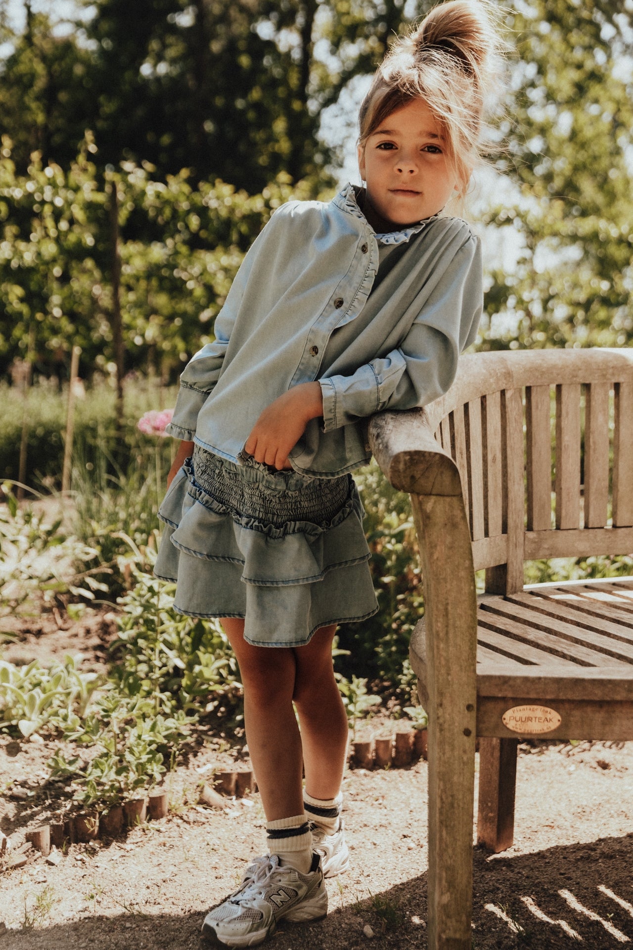 Baje Studio - denim skirt Yille - blue light